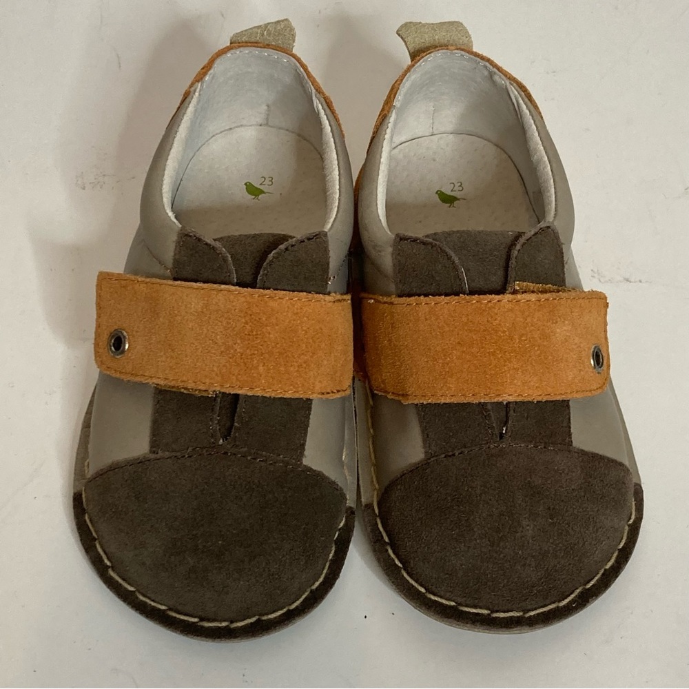 Pipit Jack Stone Brown Suede Walkers Shoes 23 / 7
